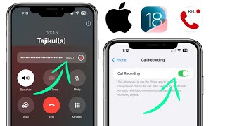 Comment enregistrer des appels sur iPhone iOS 18  Activer lenregistrement des appels sur iPhone [upl. by Currey]