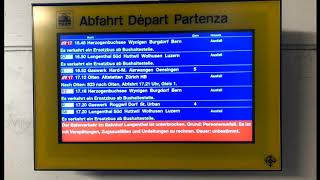 SBB Ansage  Ausfallmeldung zum RE nach Bern [upl. by Larina185]