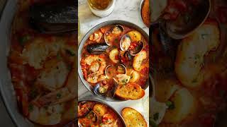 Italian Cioppino shorts food recipe [upl. by Aisirtap888]