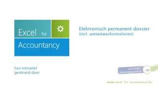 Excel for Accountancy  Permanent dossier [upl. by Adriell]