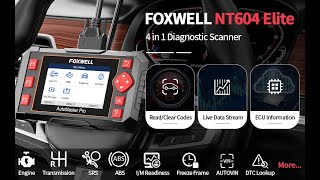 Foxwell NT604 EliteFOURSYSTEM SCANNER [upl. by Acinok]