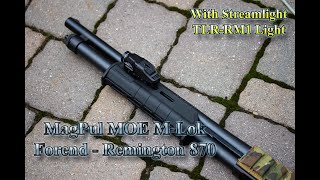 MagPul MOE MLok Forend  Remington 870 Install [upl. by Amend544]