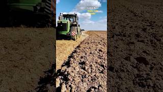 670 Hp Deere 9620RX plowing with giant x8 furrows ERMO plough 150L Cummins Sound  HD shorts [upl. by Conant]