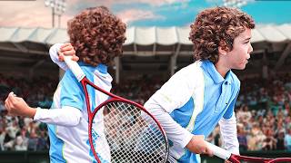 This young kid started playing tennis at the age of 3 [upl. by Gina179]