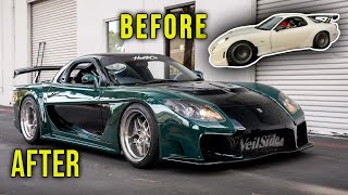 Building a Veilside Rx7 in 10 Minutes [upl. by Anaehr769]