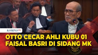 Otto Hasibuan Cecar Ahli Kubu 01 Faisal Basri di Sidang MK Singgung Persoalan Bansos [upl. by Itsyrk]