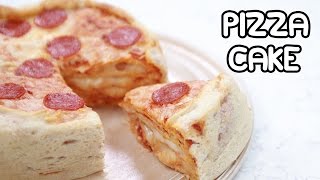 HOW TO MAKE A PIZZA CAKE ft Grace Helbig  NERDY NUMMIES [upl. by Airitac946]