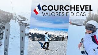 Quanto custa viajar para Courchevel na França  Ski na França  Courchevel 1850 [upl. by Ardel740]