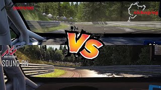 Assetto Corsa Competizione vs Assetto Corsa Mods  Nürburgring Nordschleife [upl. by Siobhan]