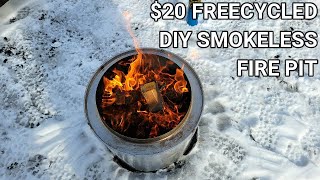 20 DIY SMOKELESS FIRE PIT [upl. by Thormora427]