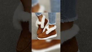 Winter stylish fur shoe collection for girlsshortsytshortsviralwhich is your favourite comment [upl. by Lainey]