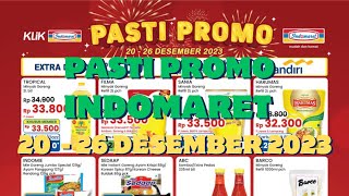 Promo Indomaret PASTI PROMO 20  26 Desember 2023  Promo JSM Indomaret Terbaru [upl. by Ruon]