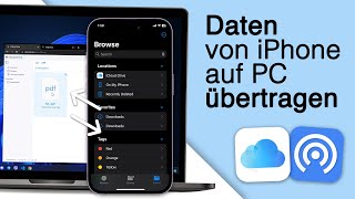 Dateien vom iPhone auf Laptop oder WindowsPC übertragen 2 Wege [upl. by Santoro349]