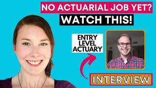 New EntryLevel Actuary Shares Interview Tips [upl. by Eonak]