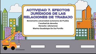 Efectos jurídicos de las relaciones de trabajo [upl. by Aenyl]