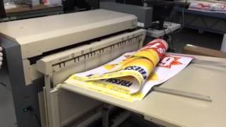 Vortex inkjet Memjet printer running 1024quotx36quot prints in under a minute [upl. by Mareah]