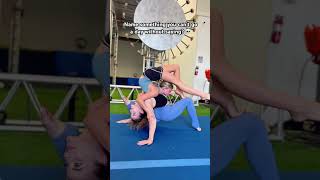 Rate this CONTORTION move with SOFIE DOSSI  shorts flexibility [upl. by Hcahsem]