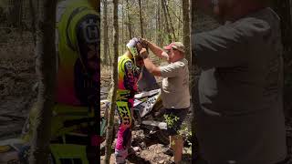 Old Gray GNCC 2024 crash [upl. by Porcia]