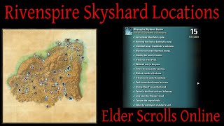 Rivenspire Skyshard Locations Elder Scrolls Online ESO [upl. by Hoon]