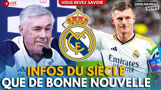 ✅OFFICIEL TONY KROOS VA RESTER AU RÉAL  RETOURNEMENT DE SITUATION [upl. by Judas]