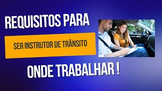 Como ser um instrutor de trânsito [upl. by Elokyn]