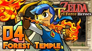 The Legend of Zelda Tri Force Heroes  Part 4  Forest Temple [upl. by Body]