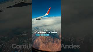 CORDILHEIRAS DOS ANDES VISTA DO AVIÃO ✈️ 🗻 [upl. by Patti500]