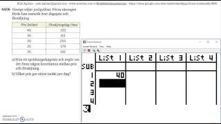 Matematik 5000 Ma 2b Kapitel 4 Statistik Modellering Korrelation 4406 [upl. by Snashall402]