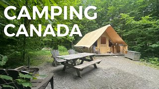 Outdoor Camping  Readytocamp sites Sepaq National Park Canada [upl. by Noach]