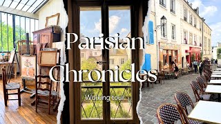 Parisian Chronicles  Exploring Montmartre Hidden Gems and Secret Spots A Cosy Vlog✨✨✨ [upl. by Kenleigh]