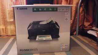 CANON PIXMA MX925 AllinOne Wireless Inkjet Printer  Unboxing HD [upl. by Arleyne600]