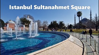 Piata Sultanahmet din Istanbul  Istanbul Sultanahmet Square  1 mai 2023 [upl. by Ab]