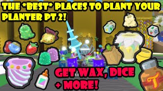 The BEST Places To Plant Your Planter FOR GOD MATS ✨ PT2  Bee Swarm Simulator 🐝 [upl. by Retnuh]