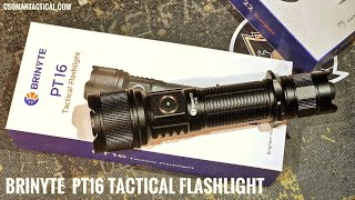 BRINYTE PT16 TACTICAL FLASHLIGHT 2000 LUMEN [upl. by Eaves]