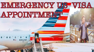 How to get an Early Appointment for US VISA Interview Emergency Visa Appointment [upl. by Barbee]