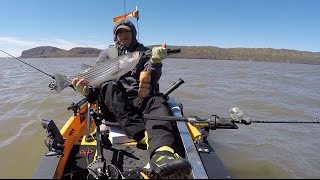 S0 Ep78 Kayak Fishing Tellers Point on the Hudson River [upl. by Annohsat]