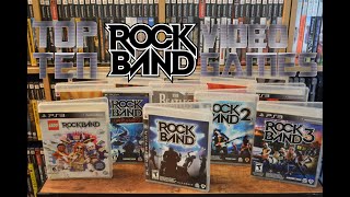 Top Ten Rock Band Video Games Gaming Guillotine [upl. by Stephie246]