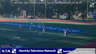 HHerricks High Schools Girls V Soccer vs Mepham HS 101624 [upl. by Nnelg]