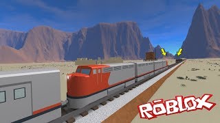 ROBLOX Train Crashes and Derailments [upl. by Christen]