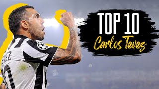 Top 10 BEST Carlos Tevez Goals with Juventus 🔥⚽️ [upl. by Lezley408]