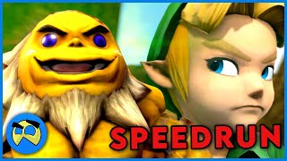 Ocarina of Time SPEEDRUN Animation [upl. by Nwahsyt]