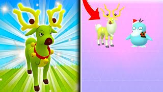 NEW WYRDEER RAID DAY EVENT ANNOUNCED Shiny BOOSTED Wyrdeer  Winter Wonderland Event [upl. by Adlog]