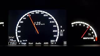 Mercedes CL63 AMG 525Hp  Kickdown Acceleration amp Manual Mode [upl. by Yruok94]