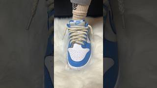 How to reverse lace Dunks 🔥 [upl. by Abey]