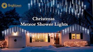 Brightown Solar LED Meteor Shower Lights Multicolor [upl. by Levania]