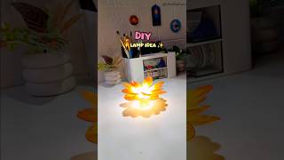 DIY lamp ✨ easy amazing diy homemade lamp  shorts diy artshorts painting art youtubeshorts [upl. by Zipnick]