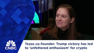 Tezos cofounder Trump victory has led to unfettered enthusiasm for crypto [upl. by Shulamith]