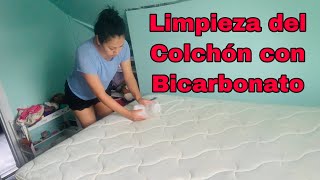 🍁limpieza del COLCHON CON BICARBONATOCOMO LIMPIAR LOS PISOS CON VINAGREtips de limpieza del HOGAR [upl. by Norahc89]