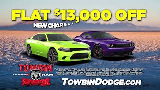 Towbin Dodge  Take 13000 Off New Chargers amp Challengers [upl. by Adiari]