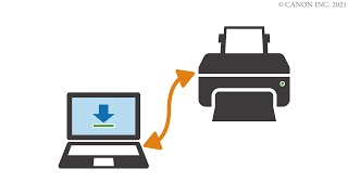 Connecting the printer and a computer via WiFi [upl. by Yerkovich229]